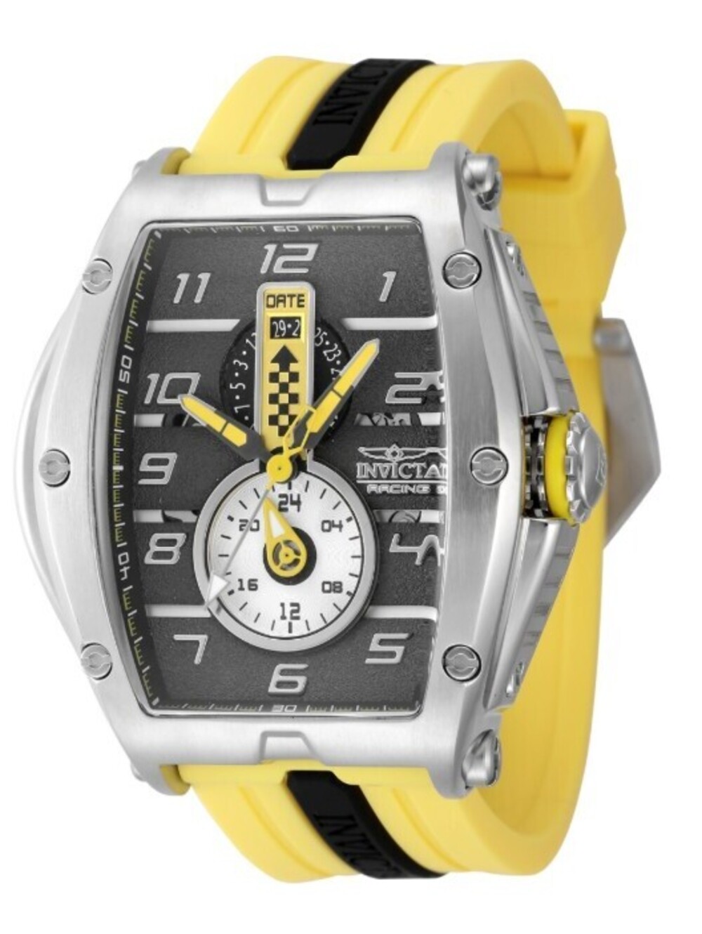Invicta Racing Vibe RPM Men's Watch - 57mm, Yellow, Black (47383)